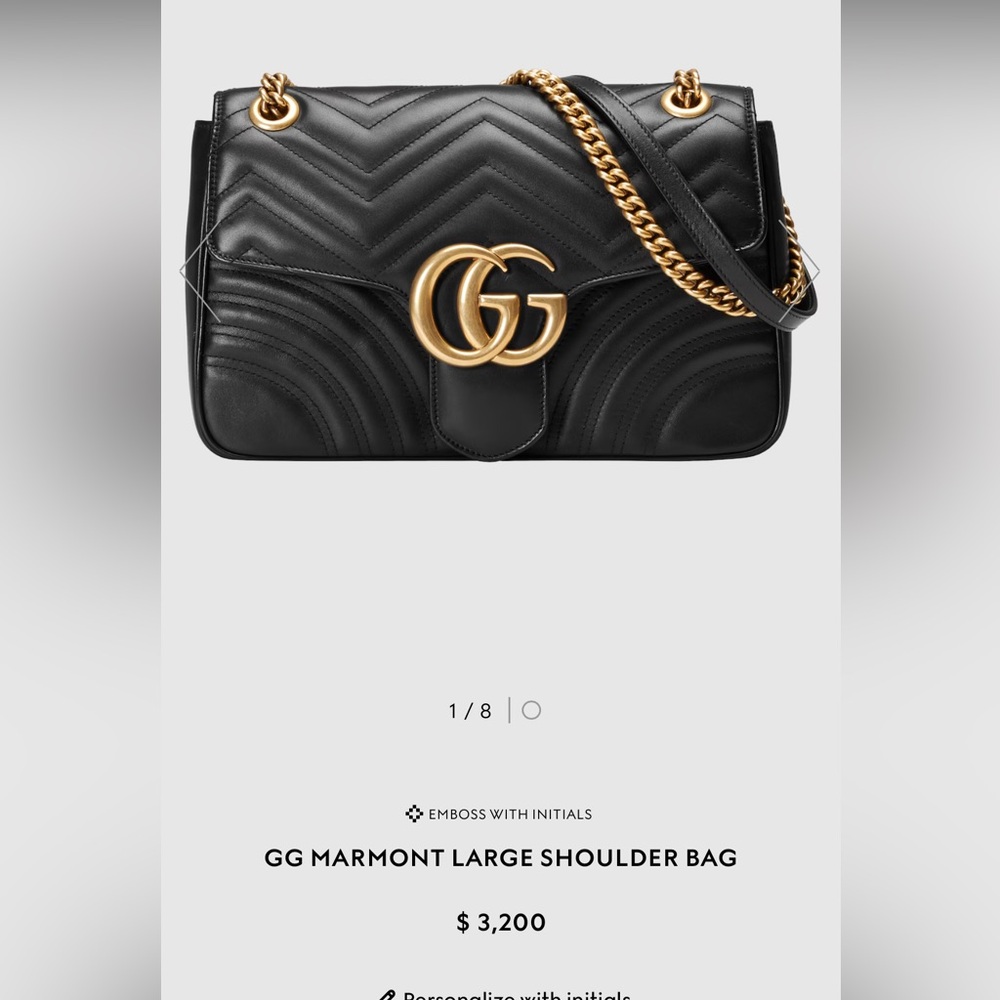GG MARMONT LARGE SHOULDER BAG